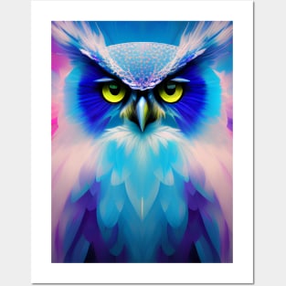 Owl artwork Posters and Art